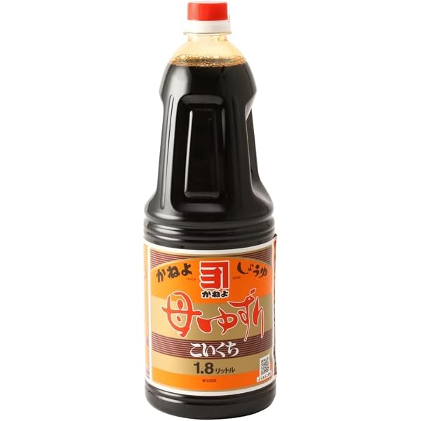 Amazon.co.jp: しょうゆ かねよ 母ゆずり 淡口 1.8L HP : 食品